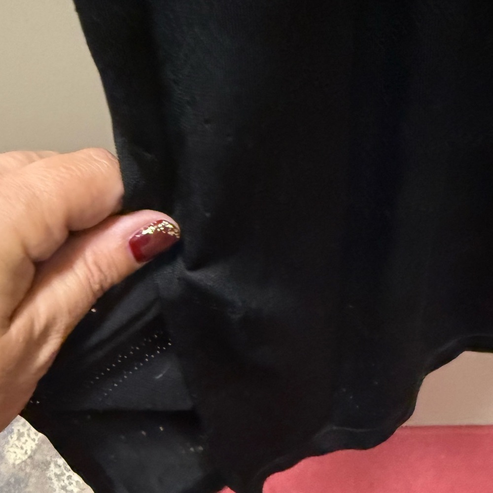 Athleta Black Sleeveless Midi Dress Size XL - Picture 3 of 4